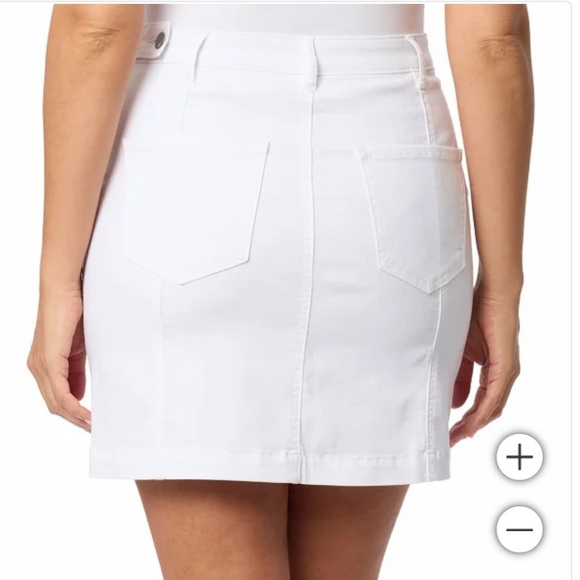 New Briggs Womens Skort white Skort Pockets Stretch Inner-Shorts S - Picture 2 of 3